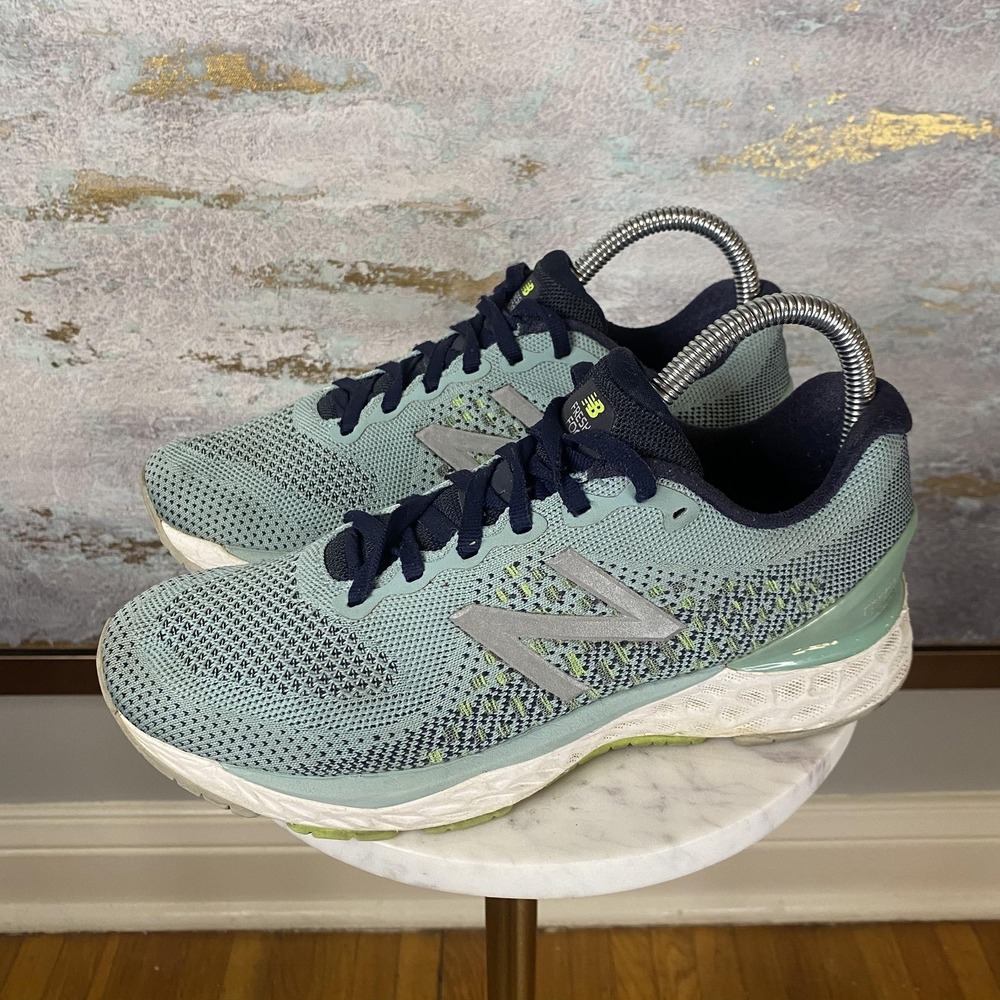 New Balance Fresh Foam X 880 Shoes Womens Size 7.5 Green Running Sneakers